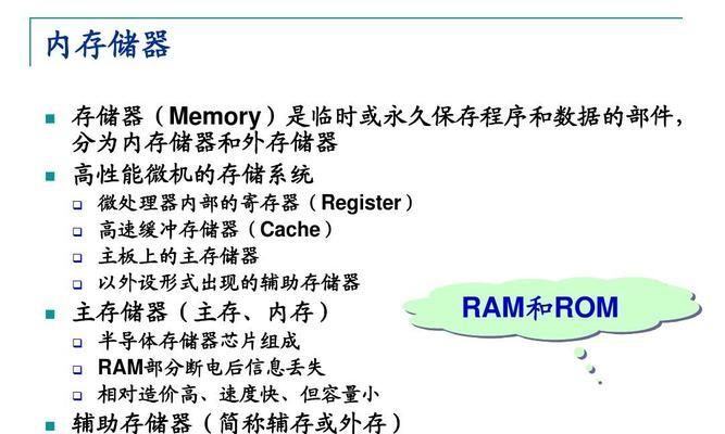 内存储器的重要性及应用领域（从电脑到手机，内存储器在现代生活中的广泛应用）