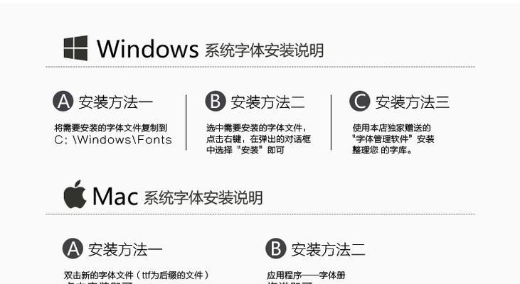电脑字体手写安装教程（教你简单几步实现电脑上字体的手写安装）